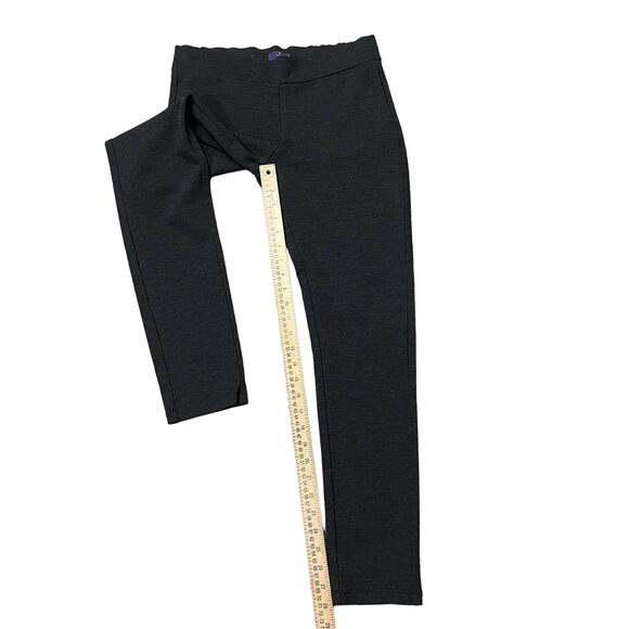 NYDJ Pants Women's 4 Charcoal Heather Pull On Slim Legs Ankle Pants Style 11393 - Picture 12 of 14
